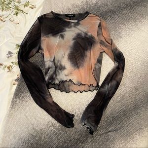 Publik Tie-Dye Mesh long sleeve